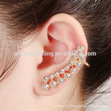 new trendy sparkle crystal earrings ear cuff and ear pins